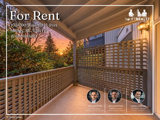 Apartment for rent in Port Moody, Port Moody, 103 200 Westhill Pl, 263195243 | Realtylink.org