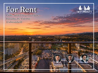 Apartment for rent in Burnaby, Burnaby North, 4309 3809 Evergreen Place, 263195776 | Realtylink.org