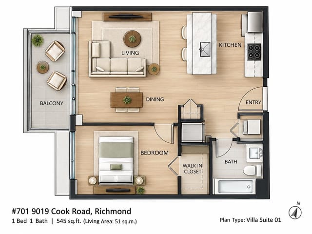 Apartment for sale in Richmond, Richmond, 701 9019 Cook Road, 263197331 | Realtylink.org