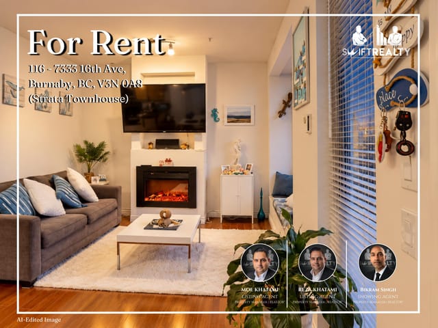 Townhouse for rent in Burnaby, Burnaby East, 116 7333 16th Ave, 263197934 | Realtylink.org