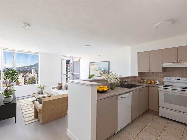 Apartment for sale in Vancouver, Vancouver West, 1107 1277 Nelson Street, 263198985 | Realtylink.org
