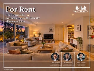 Other Property for rent in North Vancouver, North Vancouver, 437 E Queens Rd Road, 263199790 | Realtylink.org