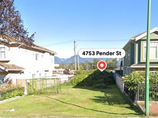 Lot for sale in Burnaby, Burnaby North, 4753 Pender Street, 263200137 | Realtylink.org