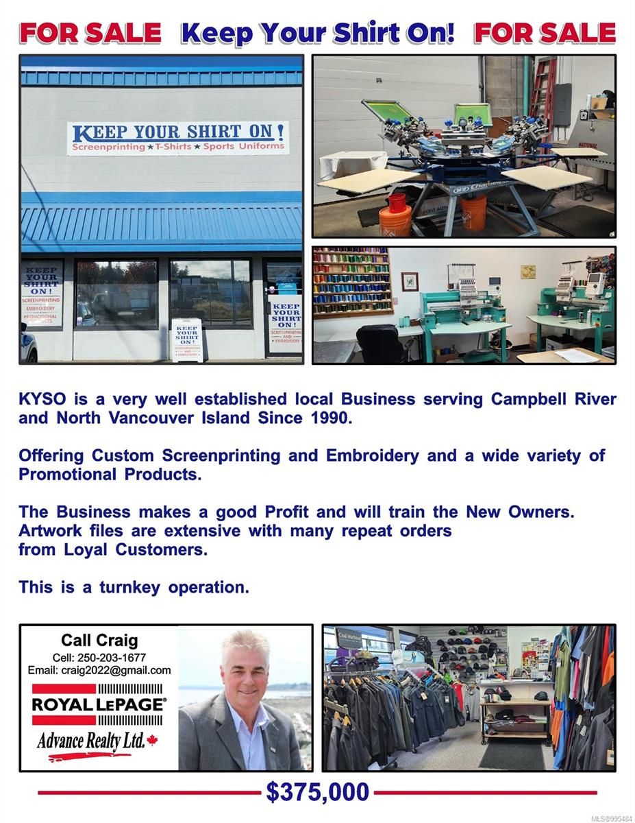 Business for sale in Campbell River, 1690 Maple St, 995484 | Realtylink.org